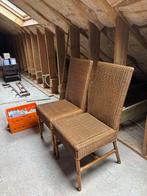 2 stoelen in riet, Huis en Inrichting, Stoelen, Ophalen