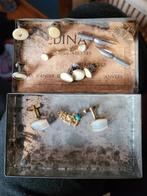 Vintage manchetknopen, Gebruikt, Ophalen of Verzenden