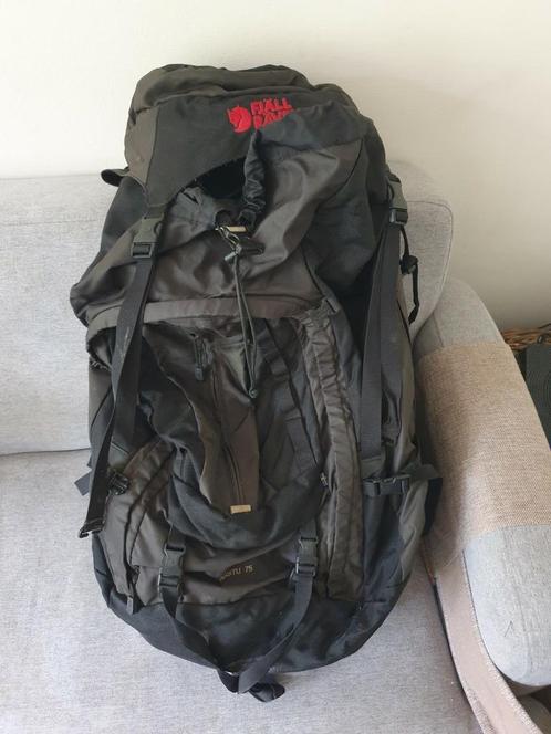 Raven Fall trekkingrugzak 75L - Vintage, Handtassen en Accessoires, Tassen | Rugtassen, Gebruikt, Ophalen