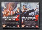 DVD -  KICKBOXER  2  &  3  (worden samen verkocht ), CD & DVD, DVD | Action, Comme neuf, Enlèvement ou Envoi, Arts martiaux, À partir de 16 ans
