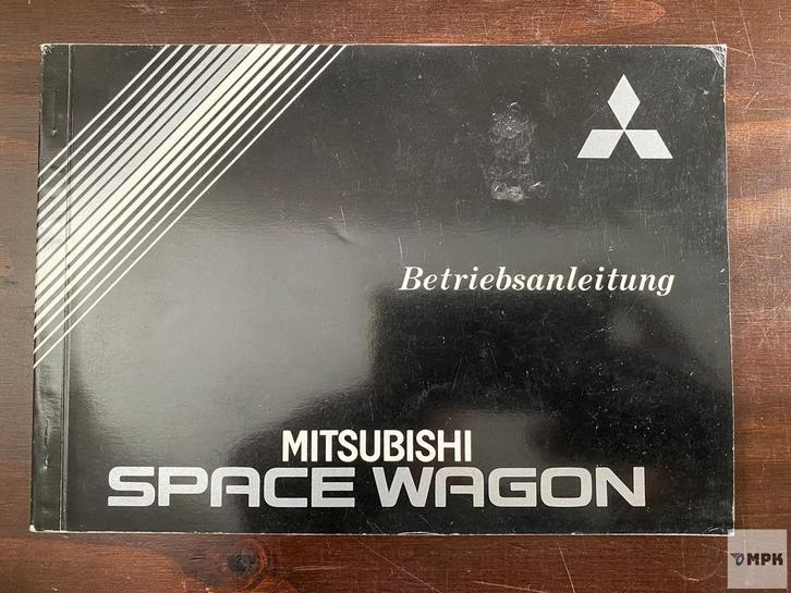 Betriebsanleitung Mitsubishi Space Wagon 1987 Duits, Auto diversen, Handleidingen en Instructieboekjes, Ophalen of Verzenden