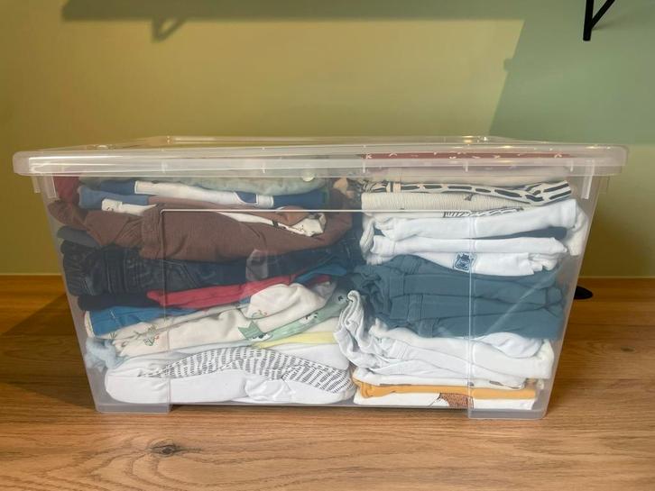 Kledingbundel jongens: volledige collectie maat 50/56, Kinderen en Baby's, Babykleding | Baby-kledingpakketten, Zo goed als nieuw