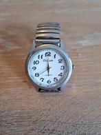 Horloge met metalen rekbandje, Ophalen of Verzenden, Zo goed als nieuw