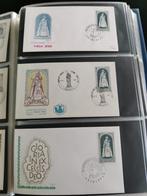 Belgie 1967 - FDC Kerstmis, OLV Virga Jesse, Hasselt, Met envelop, Ophalen of Verzenden, Gestempeld, 1e dag stempel