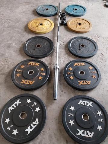 Olympische bumper plates set  beschikbaar voor biedingen