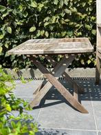 Teak bijzettafel Trip Trap, Tuin en Terras, Ophalen