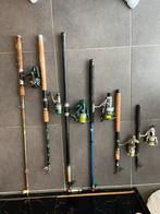 Complete visset - Hengels, molens + FIX2" boxseat, Watersport en Boten, Ophalen, Zo goed als nieuw, Complete set