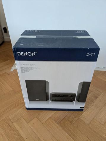 Denon D-T1 zwarte cd-luidspreker met Bluetooth, Audio, Tv en Foto, Stereoketens, Ophalen of Verzenden, Zo goed als nieuw, Denon