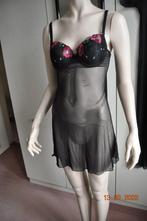 Nuisette  résille noire, Enlèvement ou Envoi, Noir, Vêtements de nuit