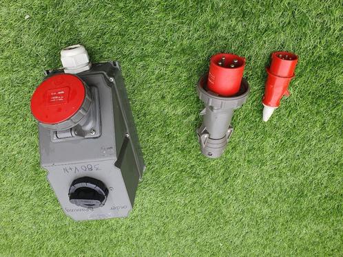 3-Fasige stekkers 16A-4P, 63A-4P, 63A-5P, Doe-het-zelf en Bouw, Elektriciteit en Kabels, Stekker, Ophalen of Verzenden