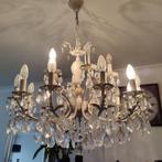 Prachtige hand afgewerkte kroonluchter met 18 lampen, Maison & Meubles, Lampes | Lustres, Autres matériaux, Landelijk, Enlèvement