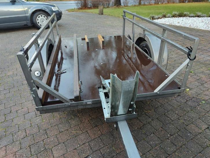 Remorque , trailer, aanhangwagen voor 1 motor, Auto diversen, Aanhangers en Bagagewagens, Ophalen