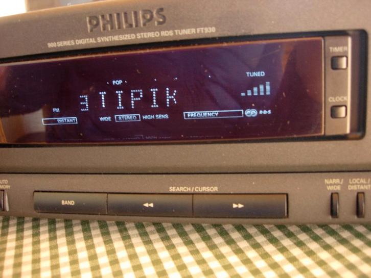 Tuner Philips FT 930 RDS Révisé Sera Testé, Audio, Tv en Foto, Tuners, Refurbished, Ophalen of Verzenden