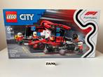 Lego City F1 pitstop & pitcrew met Ferrari auto(60443)Nieuw!, Enlèvement ou Envoi, Neuf, Lego
