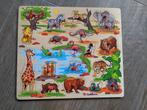 Houten (insteek) puzzel, Kinderen en Baby's, Speelgoed | Kinderpuzzels, Ophalen, Gebruikt