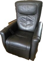 fauteuil électrique cuir marron marque MOVING, Huis en Inrichting, Fauteuils, Gebruikt, Leer, Classique, Ophalen