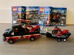 lego racemotor transport 60084, Ophalen, Zo goed als nieuw, Complete set, Lego