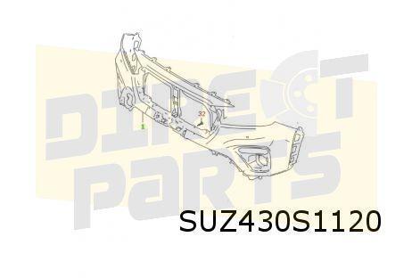 Suzuki S-Cross (1/22-) (JY / AKK) voorbumper bovendeel (bij, Auto-onderdelen, Carrosserie, Bumper, Suzuki, Voor, Nieuw, Verzenden