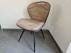 6x vintage eetkamerstoel microvezelstof Splash, Huis en Inrichting, Ophalen of Verzenden, Zo goed als nieuw, Metaal