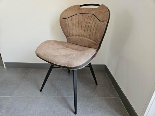 6x vintage eetkamerstoel microvezelstof Splash, Huis en Inrichting, Stoelen, Zo goed als nieuw, Metaal, Ophalen of Verzenden