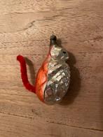 Prachtige antieke oude kerstbal eekhoorn, Diversen, Kerst, Ophalen of Verzenden, Gebruikt