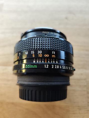 Canon FD 55mm f/1.2 S.S.C. met EOS-adapter beschikbaar voor biedingen