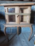 encoignure meuble artisanal vitrine, Maison & Meubles, Enlèvement, Utilisé