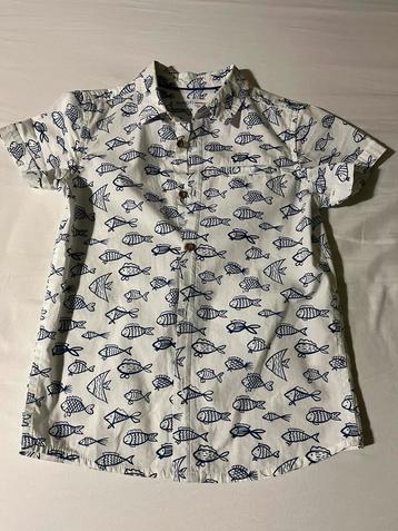 Hemd met vismotief beschikbaar voor biedingen