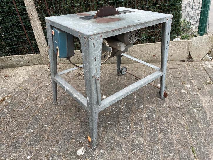 Zaagtafel - tafelzaag 2,5 PK, Doe-het-zelf en Bouw, Gereedschap | Zaagmachines, Gebruikt, Afkortzaag, 1200 watt of meer, 70 mm of meer