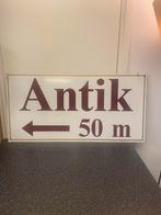 Vintage Reclamebord Antiek - 100x50 cm., Ophalen of Verzenden
