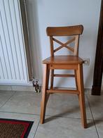 Landelijke houten kinderstoel, Kinderen en Baby's, Ophalen, Zo goed als nieuw