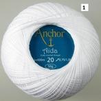 ANCHOR Aida 20 coloris 1, Hobby & Loisirs créatifs, Tricot & Crochet, Enlèvement ou Envoi, Neuf, Crochet, Laine ou Fils