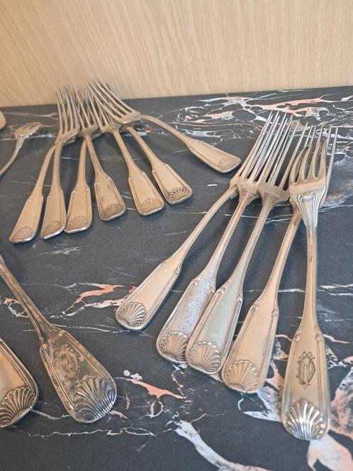 Antiek zilver Wiskemann bestek 85 stuks, Antiek en Kunst, Antiek | Bestek, Ophalen