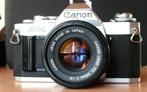 Canon AV-1 + Canon fd 50mm f1.8, Audio, Tv en Foto, Ophalen of Verzenden, Gebruikt, Spiegelreflex, Canon