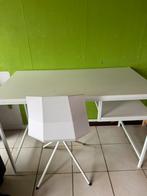 Strakke witte bureauset te koop, Huis en Inrichting, Bureaus, Ophalen, Bureau