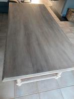 Gezandstraalde eiken tafel, Ophalen