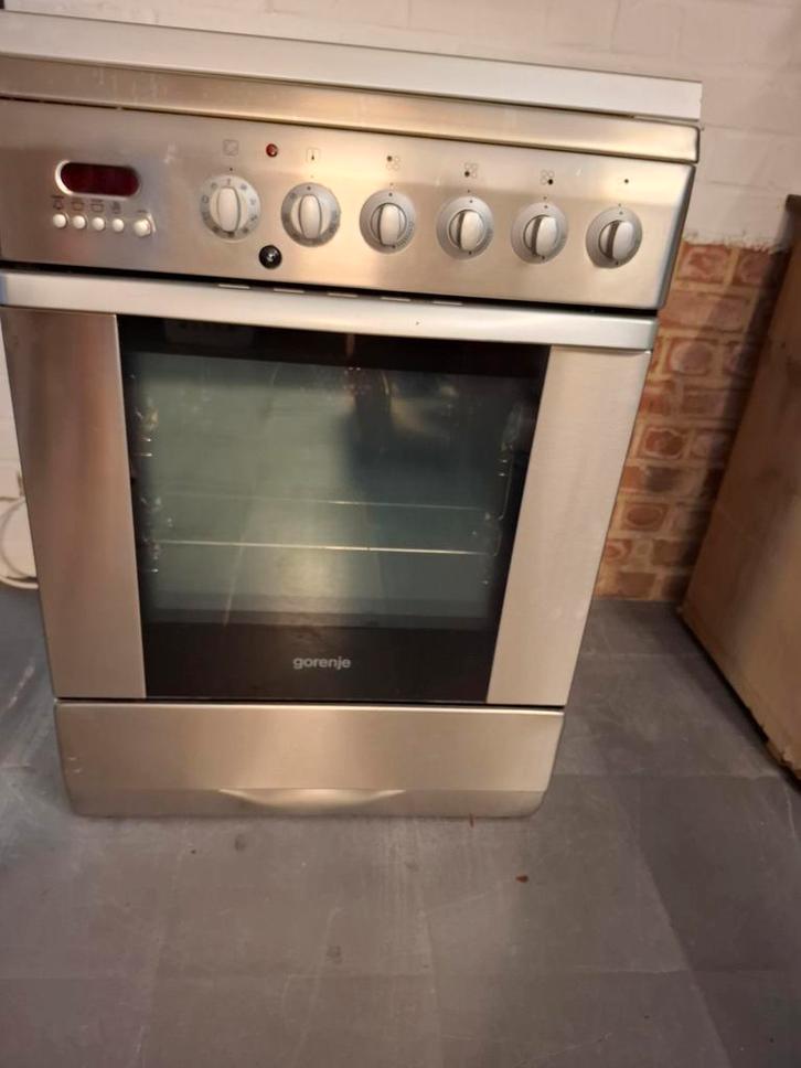 Gasfornuis met elektrische oven, Elektronische apparatuur, Fornuizen, Gebruikt, Grill, Ophalen