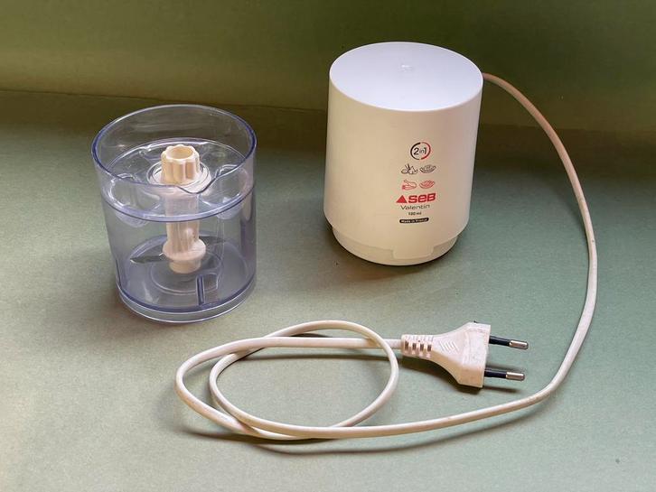 SEB Valentin mini-hachoir / hakmolen (elektrisch), Huis en Inrichting, Keuken | Potten en Pannen, Zo goed als nieuw, Ophalen of Verzenden