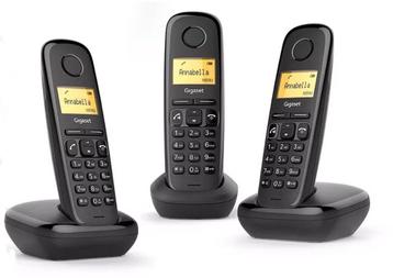 Gigaset A270 Trio DECT Telefoon Zwart beschikbaar voor biedingen