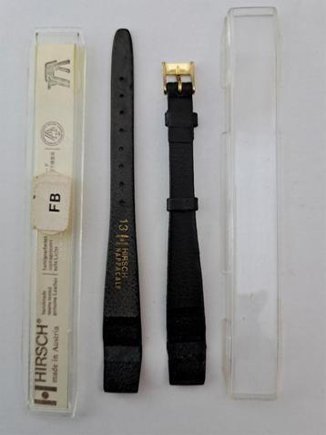 Bracelet de montre vintage Hirsch Nappacalf 13 mm NOS 13 mm