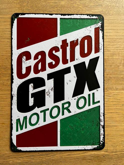 Castrol reclame bord - 3d geprint, Verzamelen, Merken en Reclamevoorwerpen, Nieuw, Reclamebord, Ophalen of Verzenden