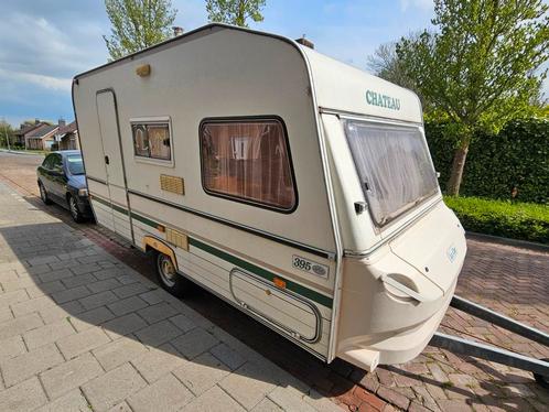 chateau la car 395, Caravans en Kamperen, Caravans, Particulier, tot en met 3, Treinzit, Chateau, tot 4 meter, Disselslot, Gascomfoor