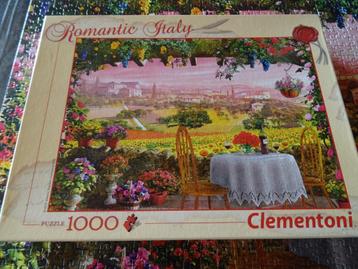 legpuzzel 1000 stukjes, merk Clementoni, Ophalen, 500 t/m 1500 stukjes, Zo goed als nieuw, Legpuzzel