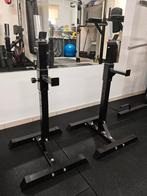 Top Haltersteunen/squat rek, Sport en Fitness, Fitnessmaterialen, Ophalen, Gebruikt, Benen