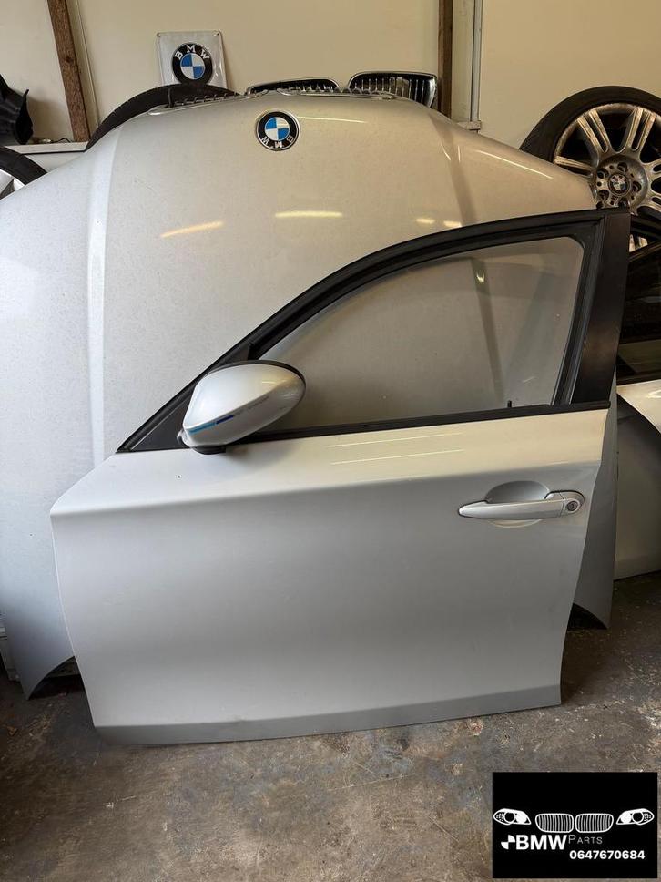 Set spiegel klapfunctie Bmw 1-Serie E87 zilver, Auto-onderdelen, Spiegels, BMW, Gebruikt, Herkomst onderdeel bekend, Ophalen of Verzenden