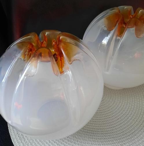 MAZZEGA MURANO GLAZEN BOLLEN, Huis en Inrichting, Lampen | Overige, Zo goed als nieuw, Ophalen