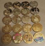 Penning Munten / 20 Munten / 40mm  / Plated Gold, Timbres & Monnaies, Pièces & Médailles, Enlèvement
