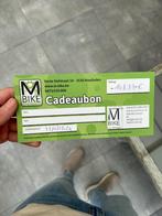 Cadeaubon fietswinkel 108,33€, Cadeaubon