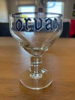 Orval aka Orvai geëmailleerd glas, intenser blauw, Verzamelen, Biermerken, Ophalen of Verzenden, Zo goed als nieuw