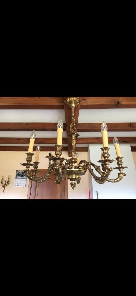 Lustres en bronze, Enlèvement, Utilisé, Métal